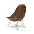Stainless steel Leg tile chair Leisure Armchair